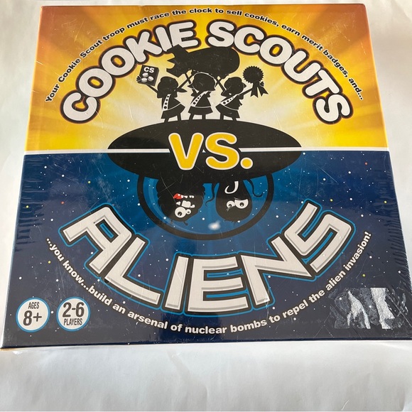Cookie Scouts vs. Aliens - Ages 8+ | 2-6 players Brand NEW Sealed - Picture 1 of 6